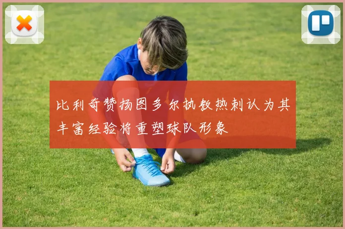 比利奇赞扬图多尔执教热刺认为其丰富经验将重塑球队形象